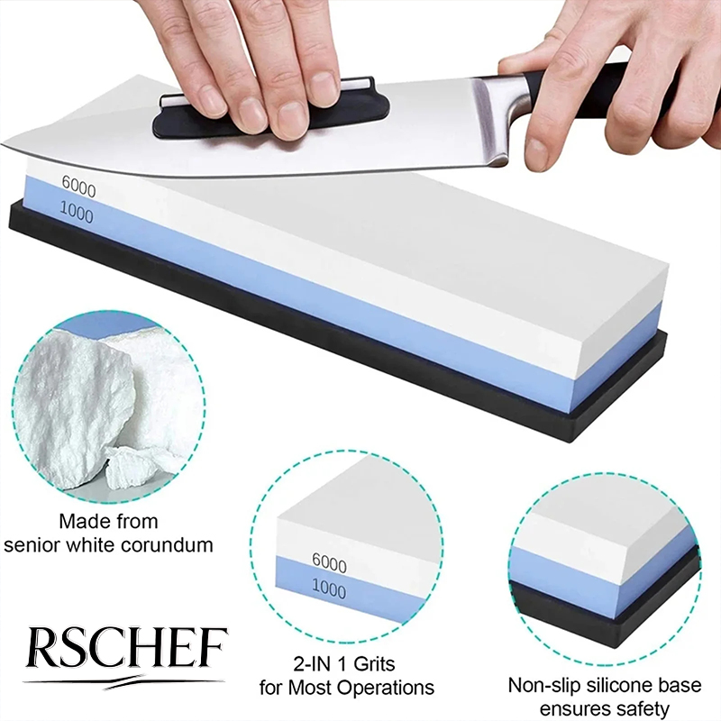 Commercial Kitchen Knives - Schleifstein, Schleifsteine, professioneller Messerschärfer, Schleifstein, Wasserstein,