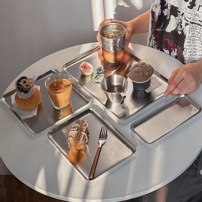 Commercial Kitchen Tables - Ins Koreanische Platten, Edelstahl Rechteckige Platte