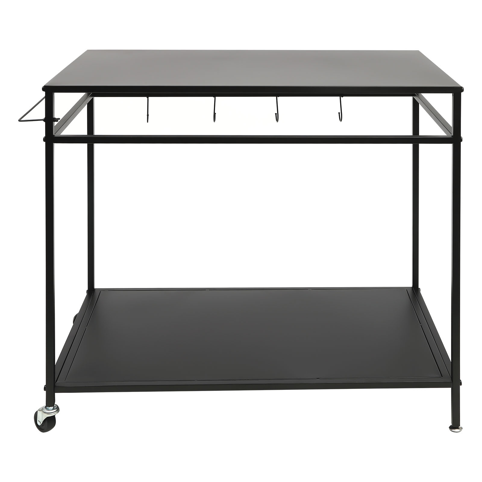Commercial Kitchen Tables - Doppelstöckiger, fahrbarer Kochtisch, Outdoor-Esswagen mit Stauraum