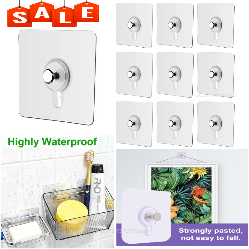 Commercial Kitchen Utensil Organizer - Fotorahmen-Haken, Aufbewahrungsregal, Schraubenhalter, Türhänger, selbstklebend, multifunktionale