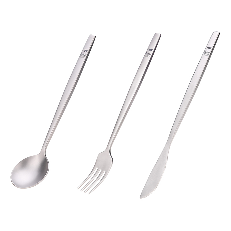 Commercial Kitchen Knives - Keith Titan Tragbarer Löffel Gabel Messer