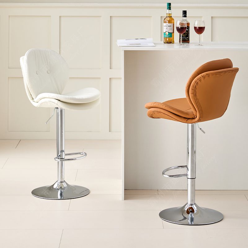 Commercial Kitchen Island - Nordische Barhocker mit Taillenschutz, bequeme, höhenverstellbare