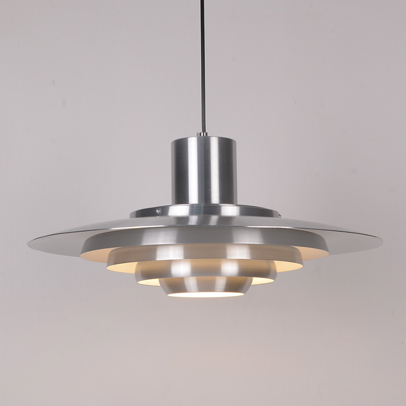 Commercial Kitchen Island - Flying Art Design LED-Pendelleuchte, Weiß, Silber,
