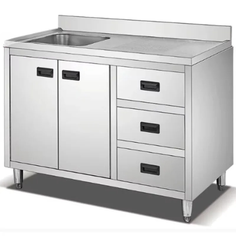 Commercial Kitchen Tables - Robuster Aufbewahrungstisch für Restaurantküche, unabhängige kommerzielle