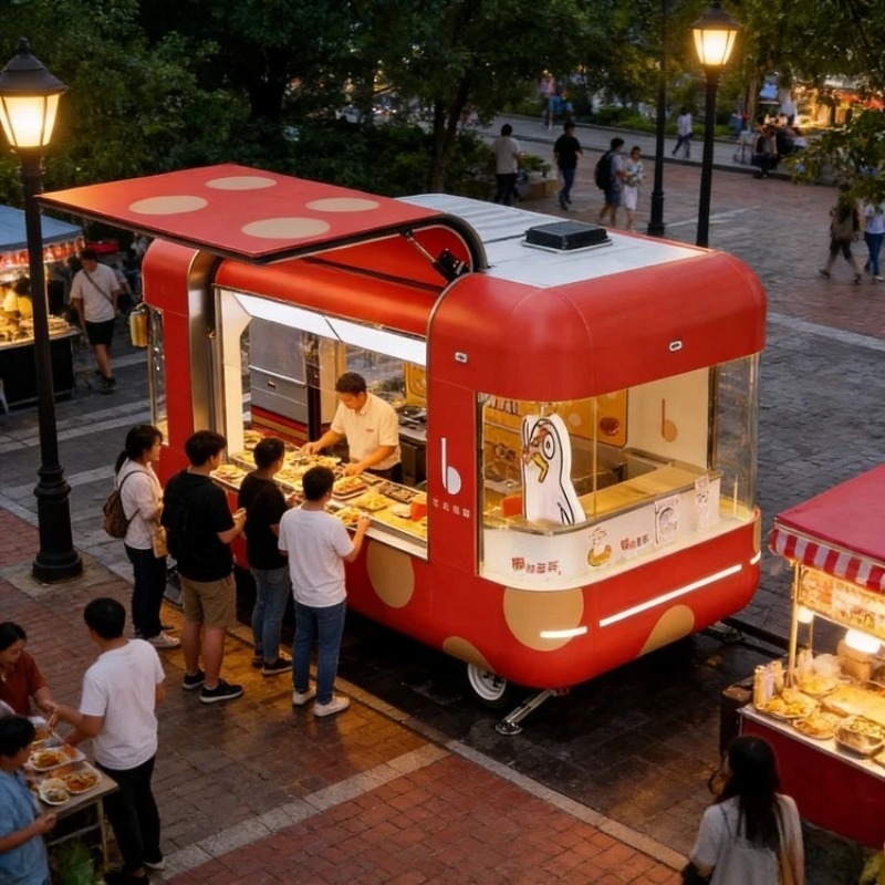 Commercial Kitchen Trailer - Imbisswagen zu Verkaufen, Kommerzieller Food Truck