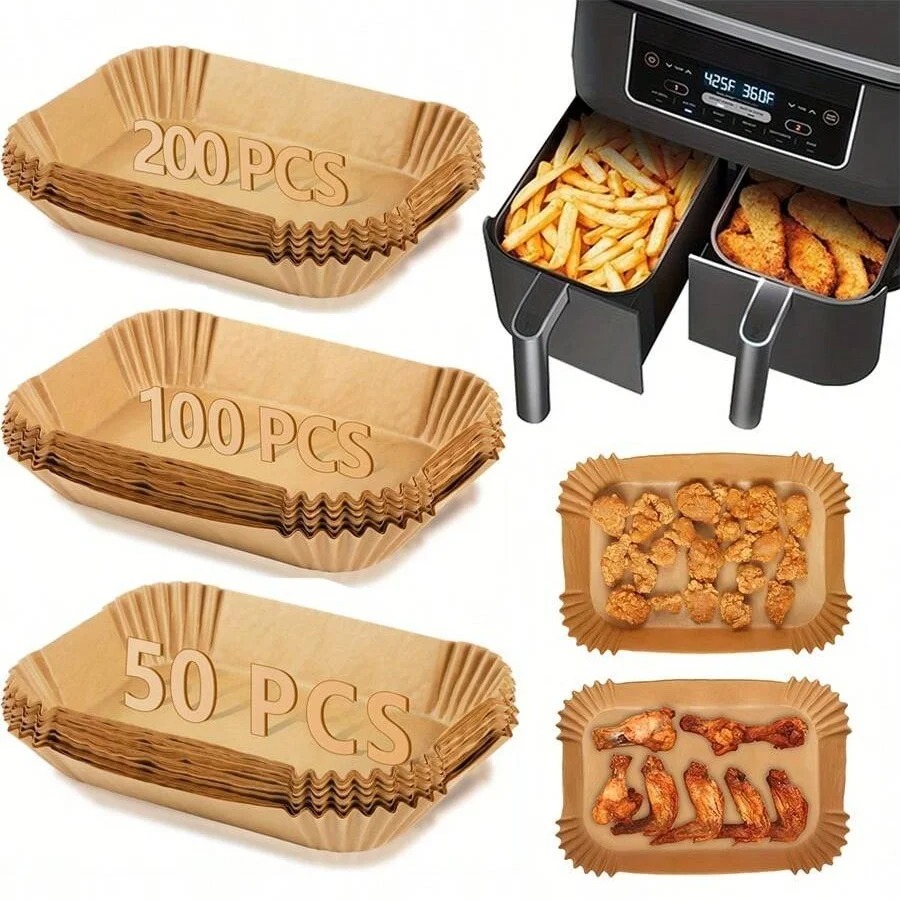 Commercial Kitchen Appliances - Luftfritteusen-Papiereinlagen Einweg Öl- und Hitzebeständig für