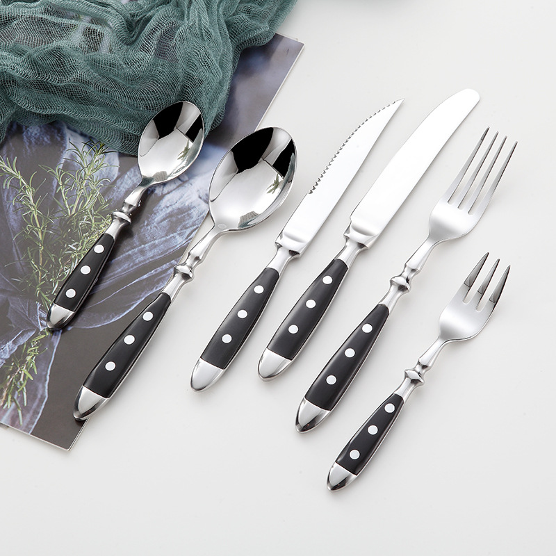 Commercial Kitchen Knives - Hotel Edelstahl Tischmesser Gabel Löffel Sets