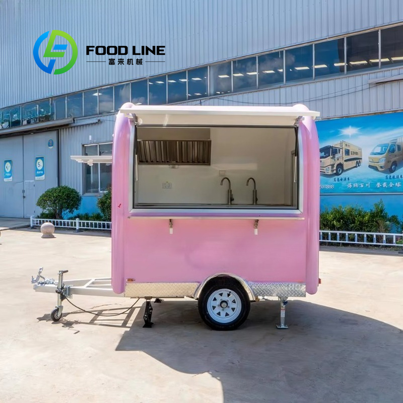 Maßgefertigter Vintage Pink Mi – Commercial Kitchen Trailer Bewertung und Preis
