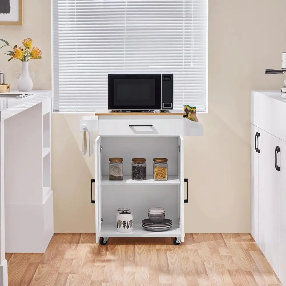 Weißer Rollbarer Küchenwagen m – Commercial Kitchen Island Bewertung und Preis