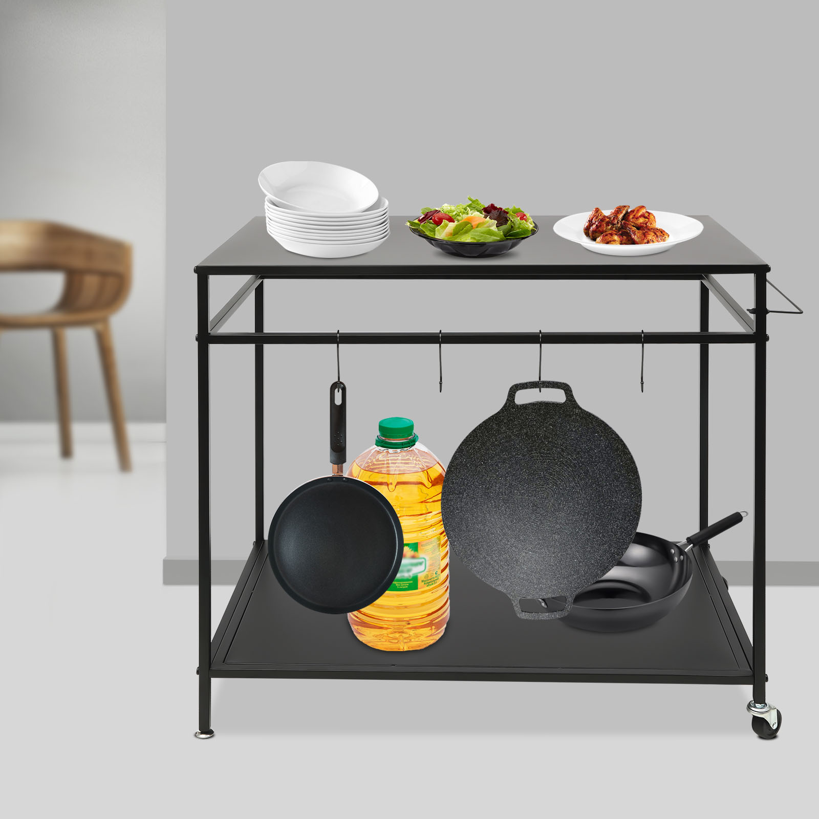 Doppelstöckiger, fahrbarer Koc – Commercial Kitchen Tables Bewertung und Preis