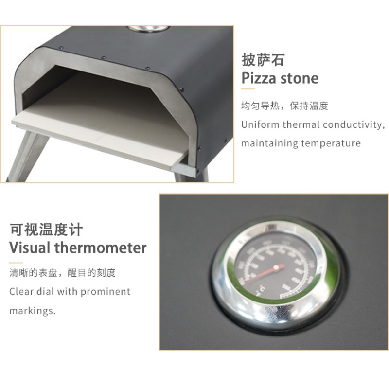 16 Zoll Gas-Pizzaofen Tragbare – Commercial Kitchen Oven Bewertung und Preis