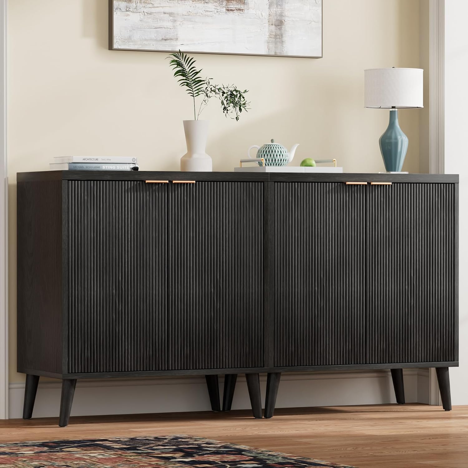 Geriffeltes Buffet-Sideboard m – Commercial Kitchen Tables Bewertung und Preis