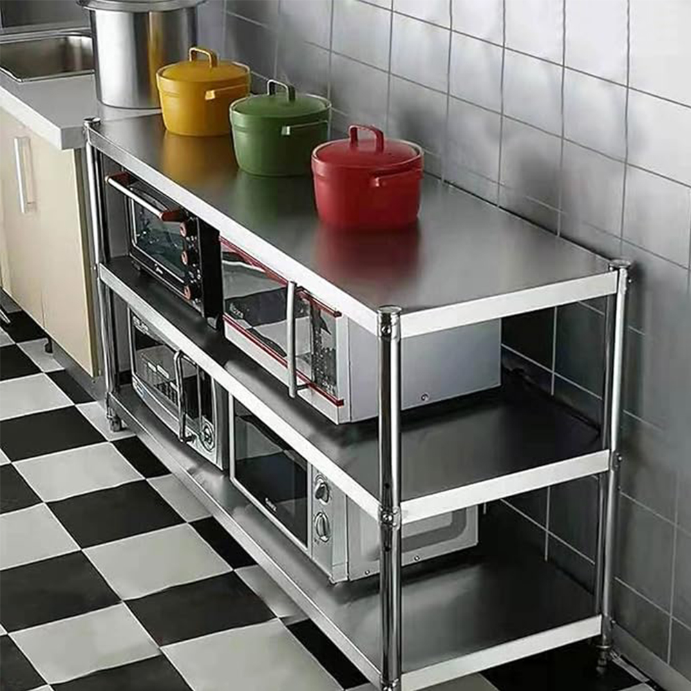 Edelstahlregal, Küchenlagerreg – Commercial Kitchen Tables Bewertung und Preis