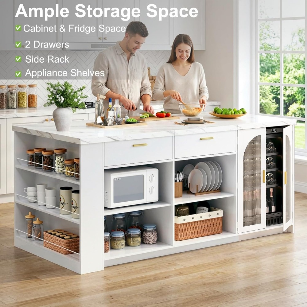 71 Zoll große Kücheninsel mit  – Commercial Kitchen Tables Bewertung und Preis