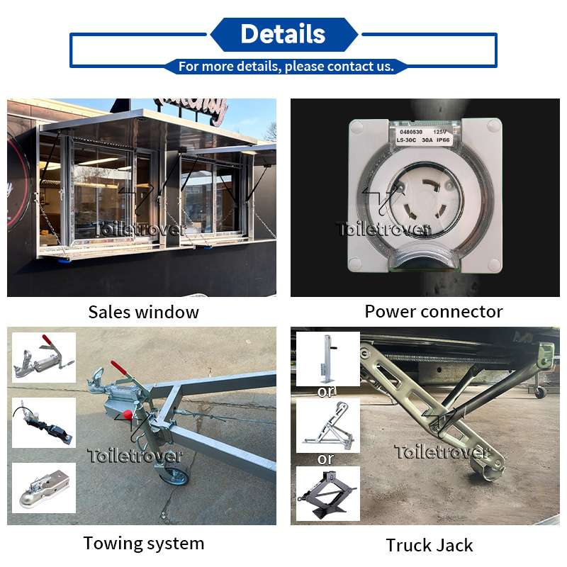 Mobiler Küchen-Food-Trailer mi – Commercial Kitchen Trailer Bewertung und Preis