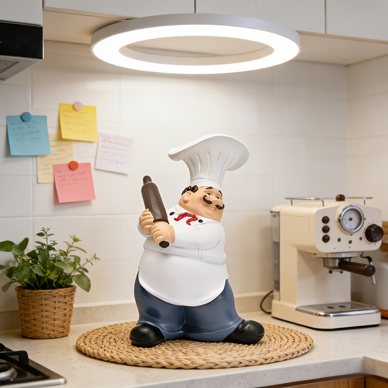 Mustache Chef-Chef Harzfigur m – Commercial Kitchen Tables Bewertung und Preis