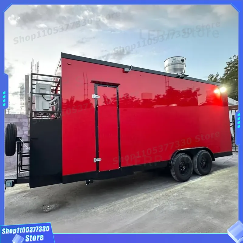EPA-konformer mobiler Imbisswa – Commercial Kitchen Trailer Bewertung und Preis
