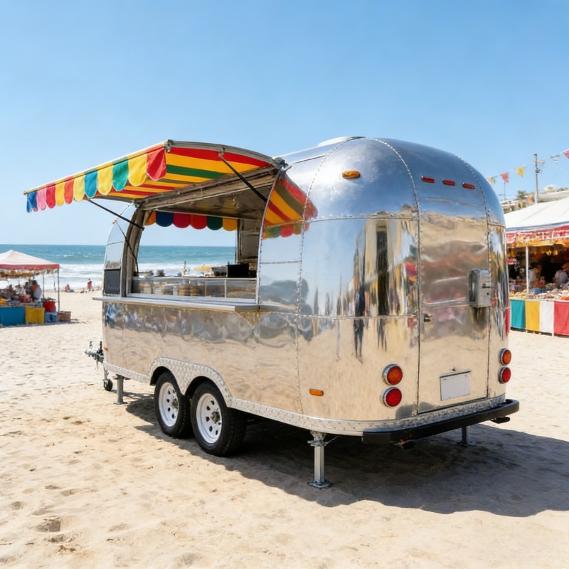 4WD Food-Trailer Voll Ausgesta – Commercial Kitchen Trailer Bewertung und Preis