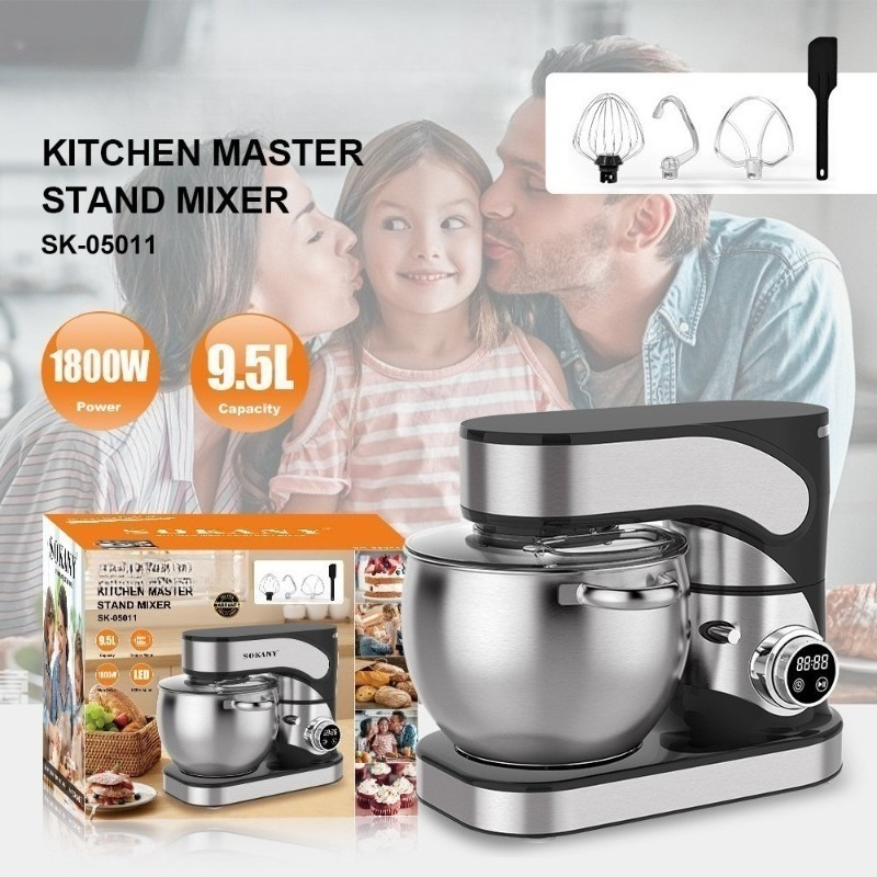 Teigkneter 18L, Edelstahl-Stan – Commercial Kitchen Aid Stand Mixer Bewertung und Preis