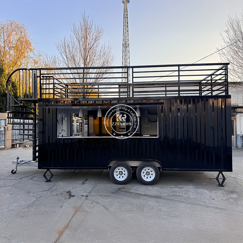 Erweiterbarer Food-Truck-Conta – Commercial Kitchen Trailer Bewertung und Preis