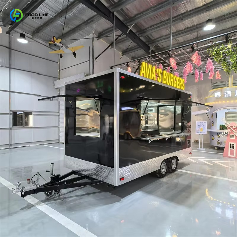 Mobiler Imbisswagen mit Edelst – Commercial Kitchen Trailer Bewertung und Preis
